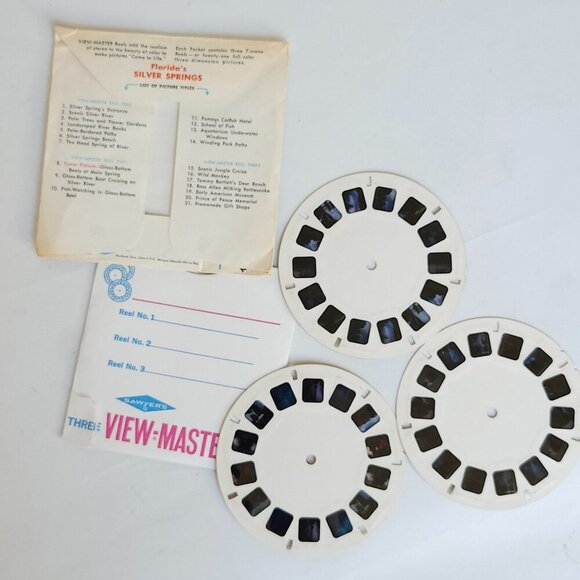 BEAUTIFUL SILVER SPRINGS FLORIDA View Master Reel Packet COMPLETE Vintage - Picture 4 of 4